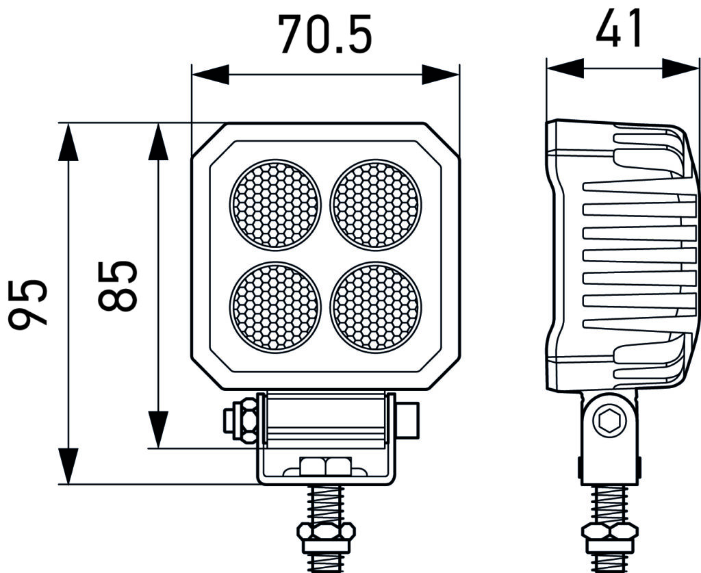 Work Lamps HELLA ValueFit TS1700