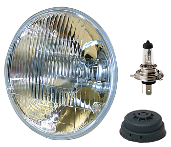 7” LED H4 Headlight Conversion Kit - Round Light
