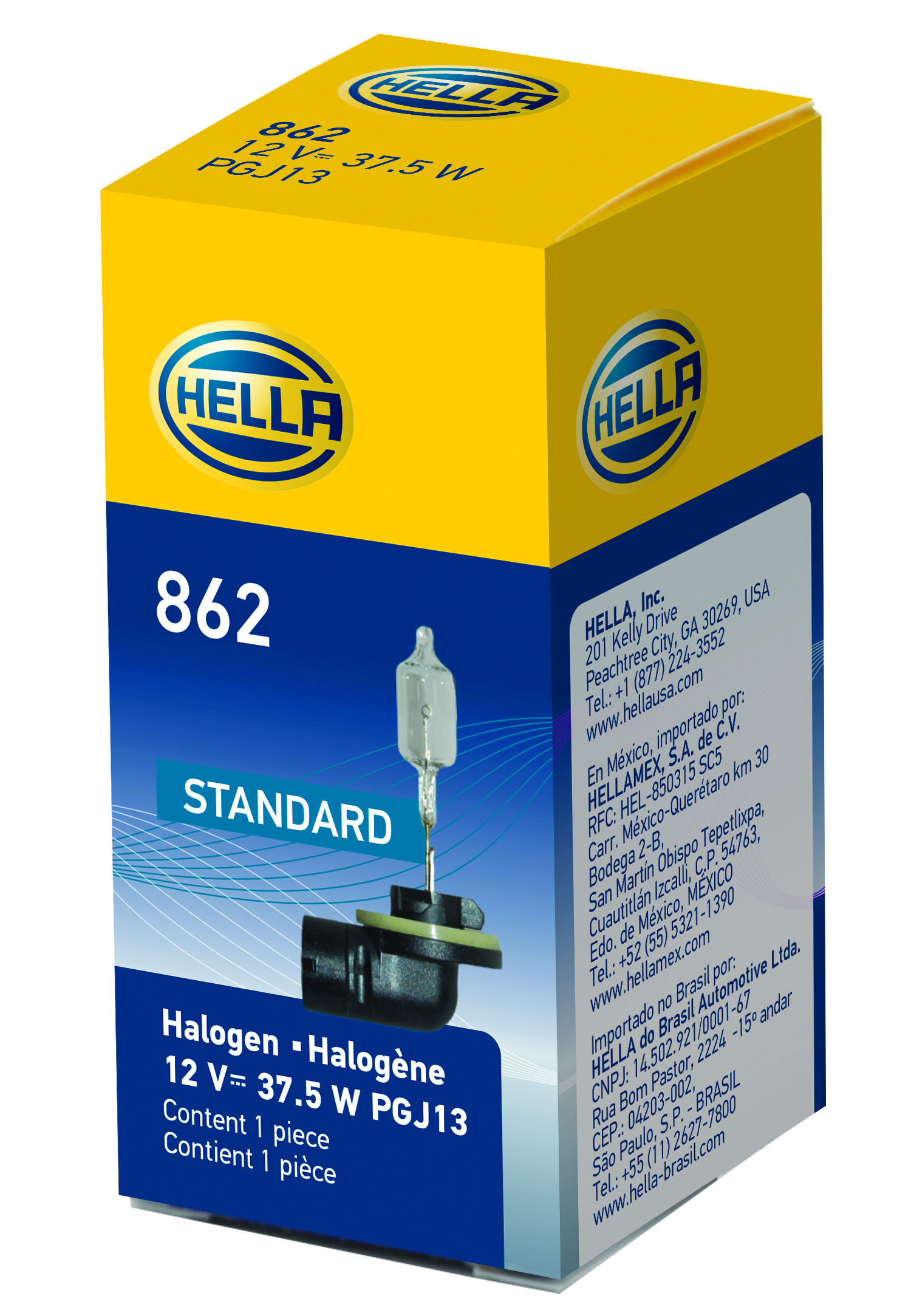 Hella HS1TB Bulb Hs1 12V 35/35W Px43T T4.625 (2)